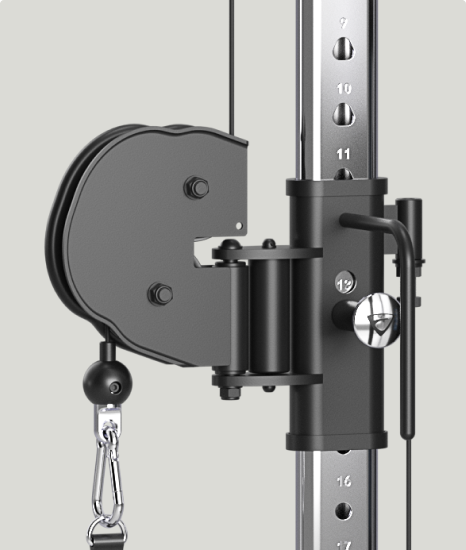 Height-Adjustable Pulleys